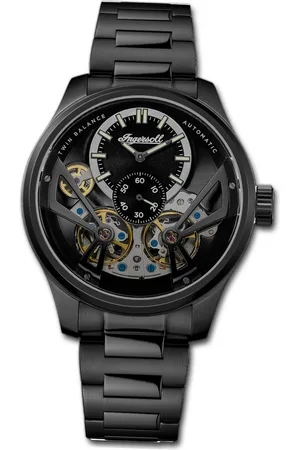 INGERSOLL 1892 Quarzuhr Herrenuhr Edelstahl , (Analoguhr), Herrenuhr Edelstahlarmband , rundes Gehäuse, groß (ca. 46mm) - Verkäufer: Fit4Style Silberschmuck - IMPPAC