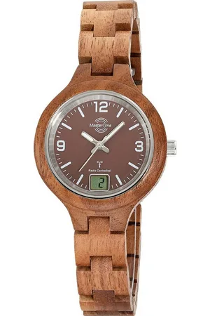 Master Time Quarzuhr Funk Specialist Wood Damenfunkuhr - Verkäufer: Zeitlounge