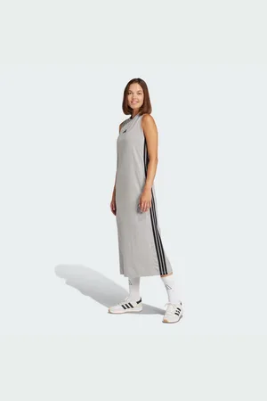 adidas Maxikleid ESSENTIALS 3-STREIFEN LONG RACERBACK KLEID - Verkäufer: adidas AG