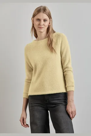 Street one Langarmshirt aus softem Materialmix