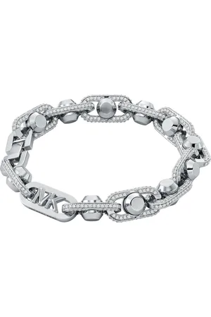 Michael Kors Armband Schmuck Geschenk Metall Armkette Premium Astor Link, MKJ8403CZ040, mit Zirkonia (synth)