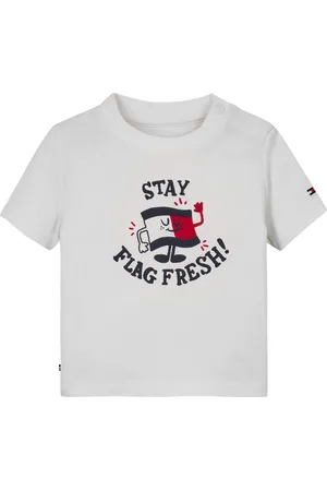Tommy Hilfiger T-Shirt BOYS GRAPHIC TEE mit großem Logodruck