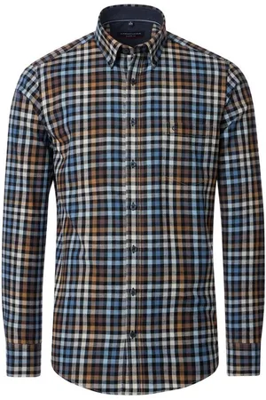 Casa Moda Flanellhemd Flanellhemd kariert