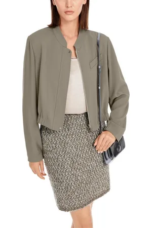 Marc Cain Blouson "Noble Neutrals" Premium Damenmode Weich fließende Blouson-Jacke