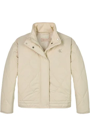 Calvin Klein Steppjacke QUILTED JACKET für Kinder bis 16 Jahre mit Logoschriftzug