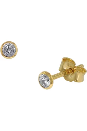 trendor Paar Ohrstecker Ohrstecker für und Herren 333 Gold Zirkonia 3,5 mm - Verkäufer: uhrcenter