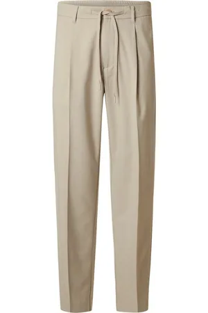 SELECTED Chinohose SLH190-REG TAPERED LEROY PLEAT PANT NOOS