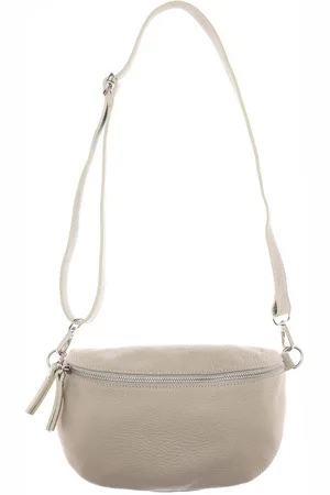 Zwillingsherz Umhängetasche XXL Crossbody Bag Leder, Große Umhängetasche mit Reißverschluss