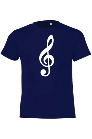 Youth Designz T-Shirt Notenschlüssel Kinder T-Shirt mit trendigem Frontprint - Verkäufer: EmDa Trading GmbH
