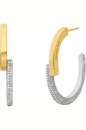 Michael Kors Paar Creolen Schmuck Geschenk Silber 925 Premium Kors Brilliance, MKC1752CZ931
