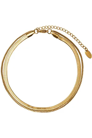 Firetti Armband Schmuck Geschenk Edelstahl Armkette, auch als Fußkette tragbar, Made in Germany