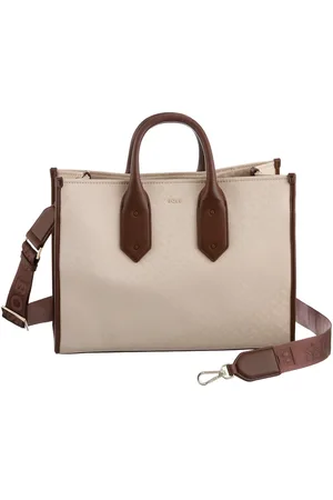 HUGO BOSS Shopper Sandy MED Tote M, große Damen Henkeltasche, Umhängetasche mit abnehmbarem Schultergurt