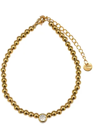 Firetti Armband Schmuck Geschenk Edelstahl Armschmuck Armkette, Made in Germany - mit Zirkonia (synth)
