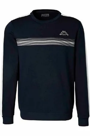 Kappa Sweater Herren Sweater ohne Kapuze Marineblau - Verkäufer: Traumpreisfabrik