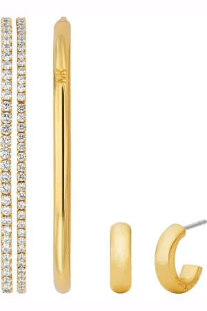 Michael Kors Schmuckset Mulitpack Geschenk Metall Premium Kors Brilliance, MKJ8451CZSET (Set, 4-tlg), mit Zirkonia (synth)