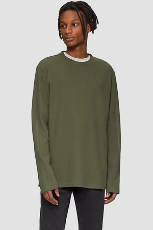QS by s.Oliver Langarmshirt Longsleeve mit Rippstruktur und Logostickerei Stickerei - Verkäufer: s.Oliver