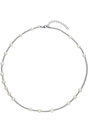 ADRIANA Perlenkette Schmuck Geschenk Silber 925 Halskette Genua, G12-90, G12-94, Made in Germany - mit Süßwasserzuchtperle