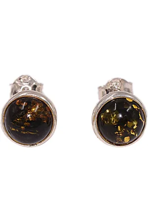 Firetti Paar Ohrstecker Schmuck Geschenk Silber 925 Ohrschmuck Ohrringe, Made in Germany - mit Bernstein