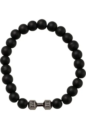 Firetti Armband Schmuck Armkette Hantel Kraftsport Geschenk Workout Armband GYM, Made in Germany - mit Glasstein