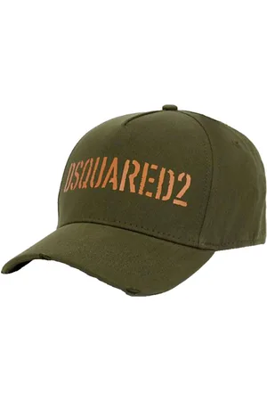 Dsquared2 Baseball Cap DSQ2 Canadian Tradition Logo Baseballkappe Kappe Gebogener Schirm, distressed Finish, verstellbarer Riemen hinten - Verkäufer: eldigo