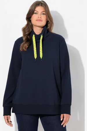 Laurasøn Sweatshirt Sweatshirt mit hohen Kragen Langarm Jaquard Ware - Verkäufer: Popken Fashion Group