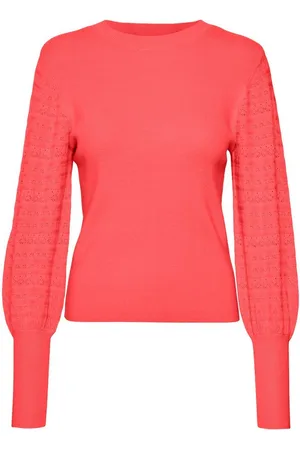 VERO MODA Strickpullover VMHOLLYPOINTELLE LS O-NCK PULLOVE GA BOO