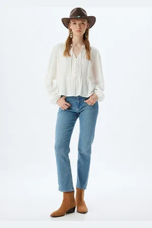 Koton Straight-Jeans Normale Leibhöhe Slim Straight - Verkäufer: