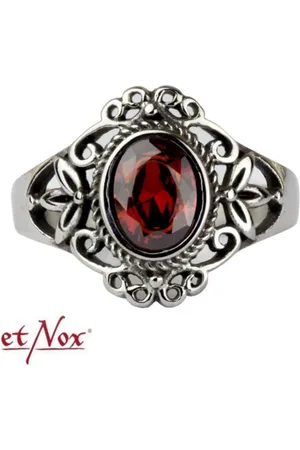etNox Fingerring Roter Gothic Ring - Verkäufer: Order & Smile