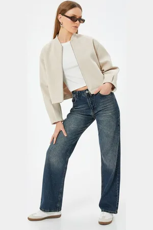 Koton Straight-Jeans Normale Leibhöhe Longer Straight - Verkäufer: