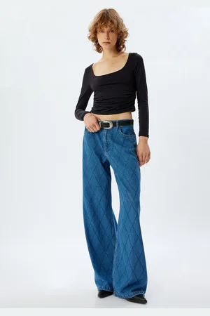 Koton 5-Pocket-Jeans Normale Leibhöhe Wide Leg - Verkäufer: