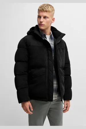 HUGO BOSS Steppjacke Odope Label-Badge am Ärmel
