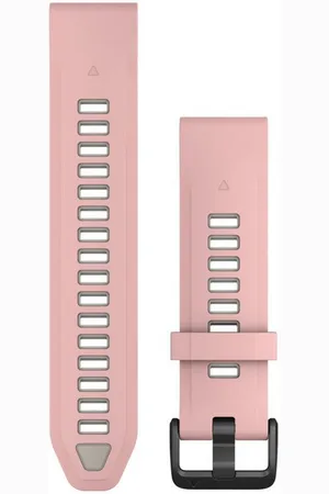 Garmin Smartwatch-Armband QuickFit-Armband 20 mm Silikon Dust Rose/Nebelgrau - Verkäufer: best4you