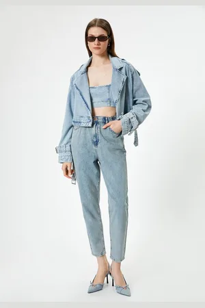 Koton High-waist-Jeans Hohe Leibhöhe Mom - Verkäufer: