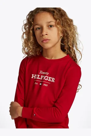 Tommy Hilfiger Langarmshirt MONOTYPE 1985 REG TEE LS mit Logoschriftzug