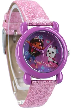 Gabbys Dollhouse Quarzuhr Pink Uhr für Kinder im kinderfreundlichem Design - Verkäufer: IM-Trading