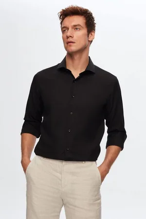 DS DAMAT Businesshemd Ds Damat Slim Fit Dobby-Hemd mit italienischem Kragen - Verkäufer: MegaMerchant