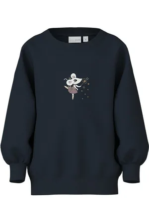 NAME IT Sweatshirt NMFVALONA LS LONG RLX SWEAT BRU