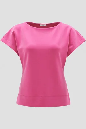 Opus Kurzarmshirt Giwari pink punch - Verkäufer: Lieblingsstücke
