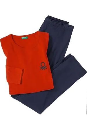 Benetton Pyjama (Set, 2 tlg) aus reinem Baumwoll-Jersey - Verkäufer: Vorteilshop
