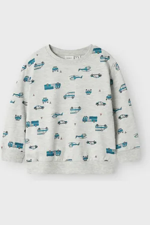 NAME IT Sweatshirt NMMTROY LS NREG SWE BRU PB