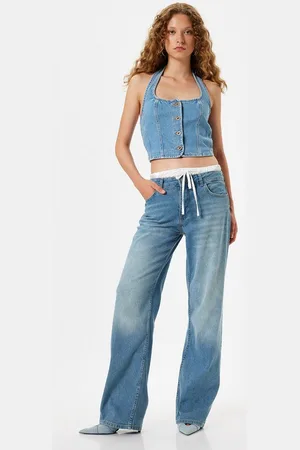 Koton Straight-Jeans Normale Leibhöhe Longer Straight - Verkäufer:
