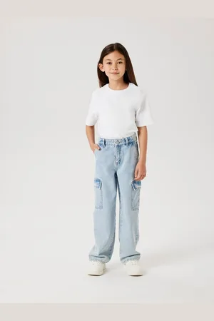 NAME IT Weite Jeans NKFROSE HW WIDE CARGO JEANS 6190-BS NOOS