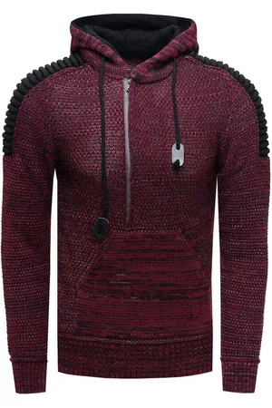 Rusty Neal Kapuzensweatshirt Knitwear mit praktischem Reißverschluss