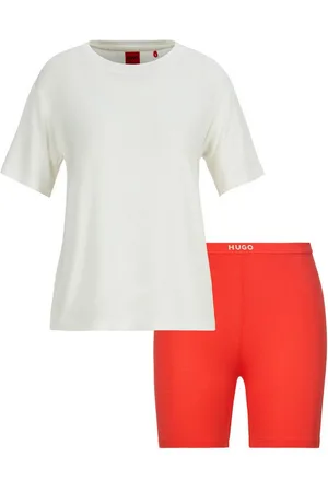HUGO BOSS Pyjama UNITE_SHORT SET (Set, 2 tlg) mit Rundhalsausschnitt