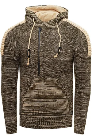 Rusty Neal Kapuzensweatshirt Knitwear mit praktischem Reißverschluss