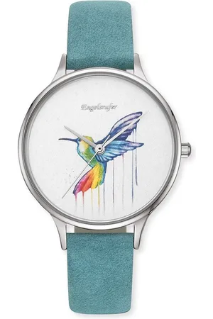 Engelsrufer Quarzuhr Damen Uhr ERWA-COLIBRI-NTQ1-MS Leder Quarz, (1-tlg) - Verkäufer: Juwelier-Bacak