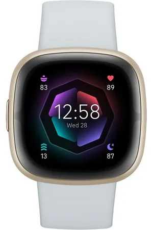 Fitbit Sportuhr Sense 2 - Soft Gold Aluminium - intelligente Uhr mit Band Sense 2, Telefonsuchfunktion, Überwachung der Herzfrequenzvariabilität (HRV) - Verkäufer: WOOJA