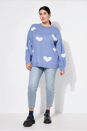 STUDIO UNTOLD Regular-fit-Jeans Mom-Jeans Struktur mit Glitzer 5-Pocket - Verkäufer: Popken Fashion Group