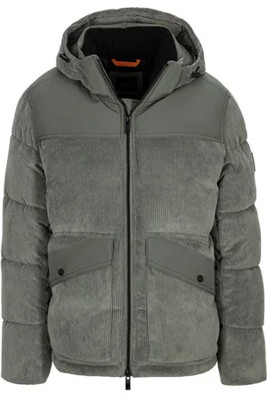 HUGO BOSS Steppjacke Odope Label-Badge am Ärmel