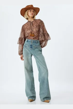 Koton High-waist-Jeans Hohe Leibhöhe Wide Leg - Verkäufer: